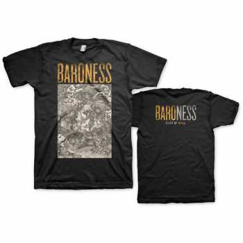 Merch Baroness: Maglietta Gold & Grey 