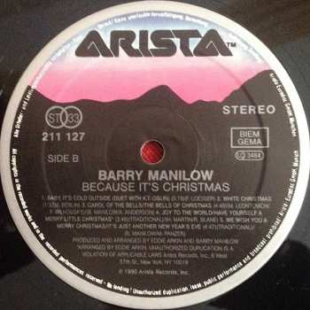LP Barry Manilow: Because It's Christmas