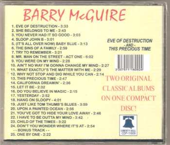CD Barry McGuire: Eve Of Destruction & This Precious Time