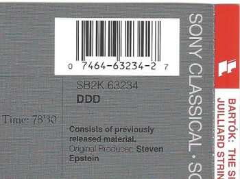 2CD Béla Bartók: The Six String Quartets (1981 Digital Cycle)