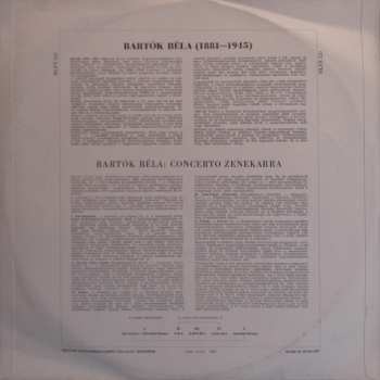 LP Béla Bartók: Concerto Zenekarra