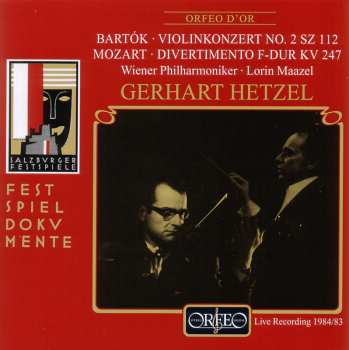 CD Wolfgang Amadeus Mozart: Violinkonzert No. 2 Sz 112 / Divertimento F-Dur KV 247
