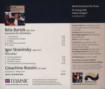 CD Igor Stravinsky: Concerto For Orchestra / Petrushka / William Tell Overture