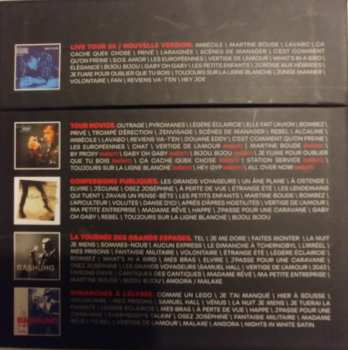 10CD/Set di cofanetti Alain Bashung: Live 1985 - 2009