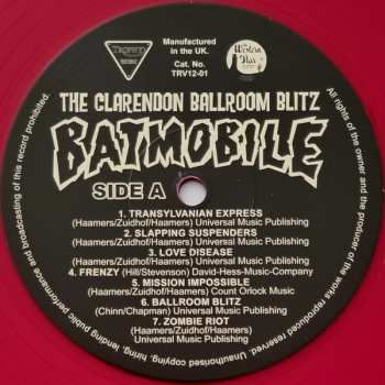 LP Batmobile: The Clarendon Ballroom Blitz - Live At The Klub Foot 1986 LTD | CLR