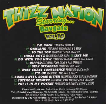 CD Bavgate: Thizz Nation Vol. 10 - Starring...Bavgate