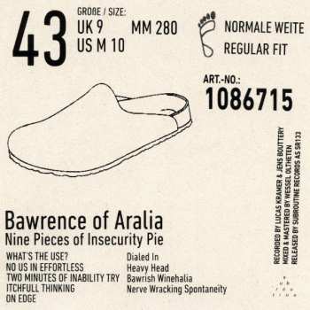 LP Bawrence Of Aralia: Nine Pieces of Insecurity Pie