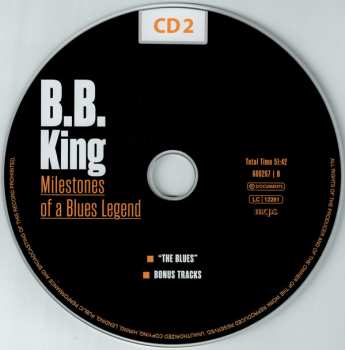 10CD/Set di cofanetti B.B. King: Milestones Of A Blues Legend