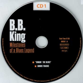 10CD/Set di cofanetti B.B. King: Milestones Of A Blues Legend