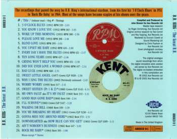 4CD/Set di cofanetti B.B. King: The Vintage Years
