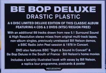4CD/2DVD/Set di cofanetti Be Bop Deluxe: Drastic Plastic LTD | DLX