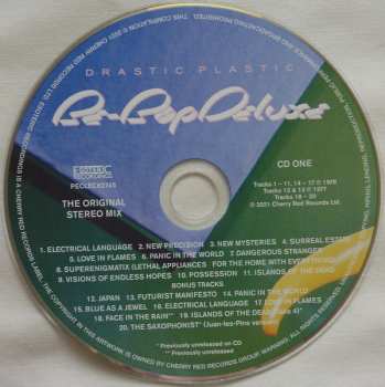 4CD/2DVD/Set di cofanetti Be Bop Deluxe: Drastic Plastic LTD | DLX