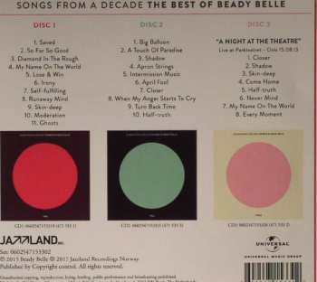 3CD/Set di cofanetti Beady Belle: Songs From A Decade: The Best Of Beady Belle