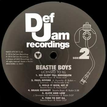 LP Beastie Boys: Licensed To Ill