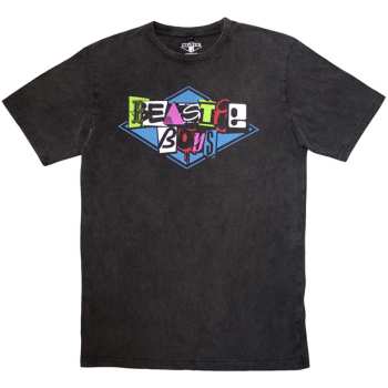 Merch Beastie Boys: Stone Wash Maglietta Multicolour Logo The Beastie Boys