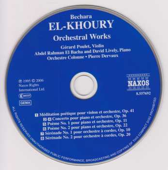 CD Pierre Dervaux: Piano Concerto, Poems For Piano And Orchestra, Méditation Poétique For Violin And Orchestra