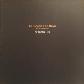 LP Bedhead: Transaction De Novo