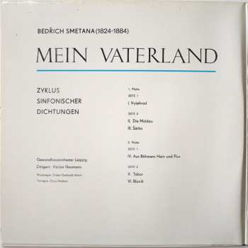 2LP Václav Neumann: Mein Vaterland