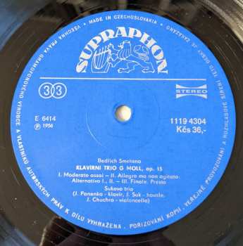 10LP/Set di cofanetti Bedřich Smetana: Souborné Dílo = Complete Works 1