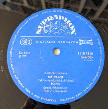10LP/Set di cofanetti Bedřich Smetana: Souborné Dílo = Complete Works 1