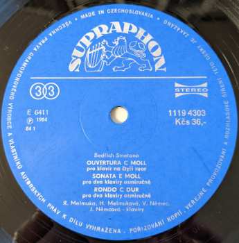 10LP/Set di cofanetti Bedřich Smetana: Souborné Dílo = Complete Works 1