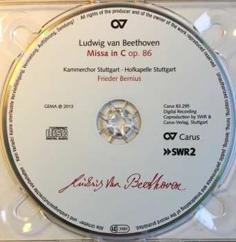 CD Ludwig van Beethoven: Missa In C Op. 86