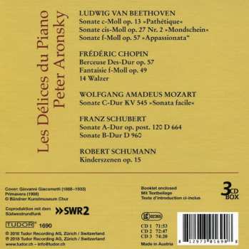3CD/Set di cofanetti Robert Schumann: Les Délices Du Piano