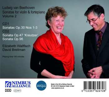 2CD Ludwig van Beethoven: Sonatas For Violin & Fortepiano Volume 1