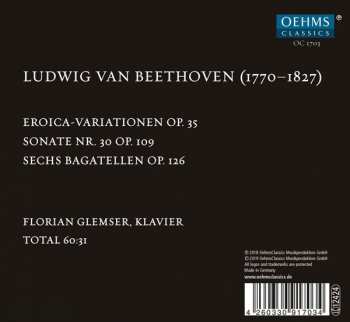 CD Ludwig van Beethoven: Eroica-Variationen Op. 35 / Sonate Nr. 30 Op. 109 / Sechs Bagatellen Op. 126