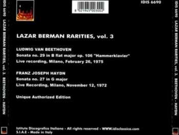 CD Ludwig van Beethoven: Lazar Berman Rarities, Vol. 3