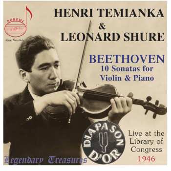 3CD/Set di cofanetti Ludwig van Beethoven: 10 Sonatas For Violin & Piano (Live At The Library Of Congress 1946)