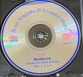 3CD/Set di cofanetti Ludwig van Beethoven: 10 Sonatas For Violin & Piano (Live At The Library Of Congress 1946)