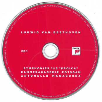 5CD/Set di cofanetti Ludwig van Beethoven: The Complete Symphonies
