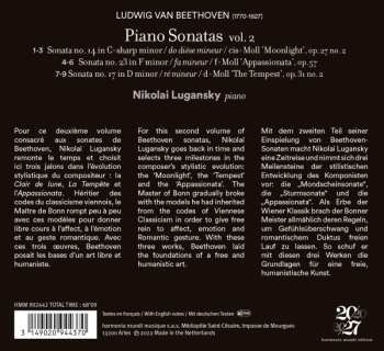 CD Ludwig van Beethoven: Piano Sonatas: Nos 14 "Moonlight", 17 "The Tempest" & 23 "Appassionata"