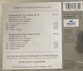 CD Ludwig van Beethoven: Symphonies Nos. 7 & 8
