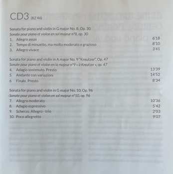 3CD/Set di cofanetti Ludwig van Beethoven: Complete Sonatas For Piano & Violin