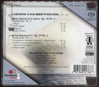 SACD Ludwig van Beethoven: String Quartets Op. 59 Nos. 2 & 3 "Rasumovsky"