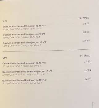 7CD/Set di cofanetti Ludwig van Beethoven: The Complete String Quartets