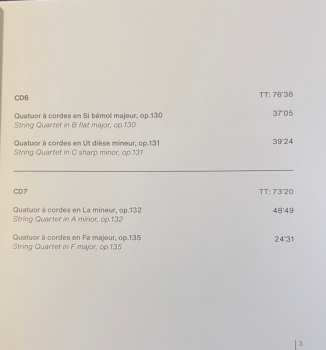 7CD/Set di cofanetti Ludwig van Beethoven: The Complete String Quartets