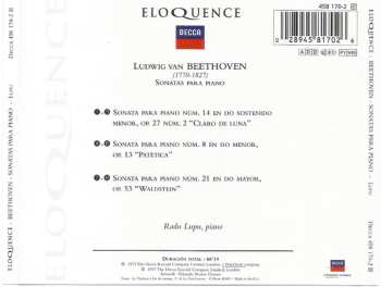 CD Ludwig van Beethoven: Sonatas Para Piano - Clara De Luna, Patética Y Waldstein