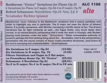 CD Robert Schumann: Variations On Prometheus Theme (‘Eroica’ Variations Op.35) / Six Variations Op.34 & Op.76 / Noveletten Nos. 2, 4, 8
