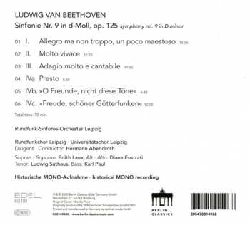 CD Ludwig van Beethoven: Sinfonie Nr. 9