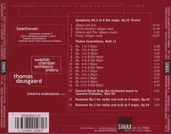 CD Ludwig van Beethoven: Symphony Number 3 / Violin Romances Number 1 And 2 / Twelfe Contretänze / Funeral March From Leonore Prohaska