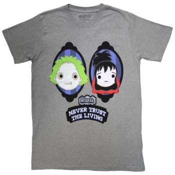 Merch Beetlejuice: Maglietta Never Trust The Living