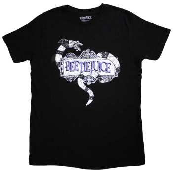 Merch Beetlejuice: Maglietta Snake Badge