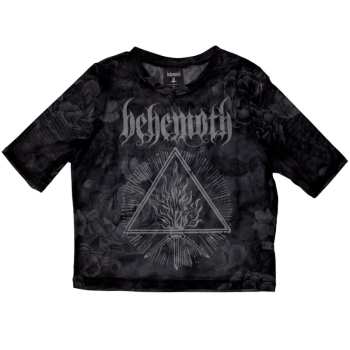 Merce Behemoth: Behemoth Ladies Crop Top: Furor Divinus (mesh) (x-small) XS