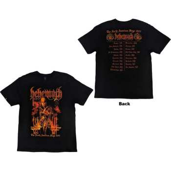 Merce Behemoth: Behemoth Unisex T-shirt: North American Tour '22 Puppet Master (back Print) (x-large) XL