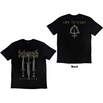 Merce Behemoth: Behemoth Unisex T-shirt: Off To War! (back Print) (small) S