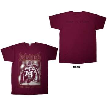 Merce Behemoth: Behemoth Unisex T-shirt: The Shit Ov God Cover (red) (back Print) (small) S