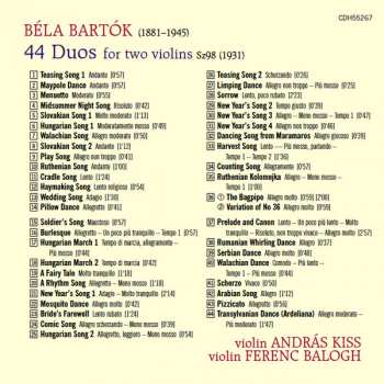 CD Béla Bartók: 44 Duos For Two Violins